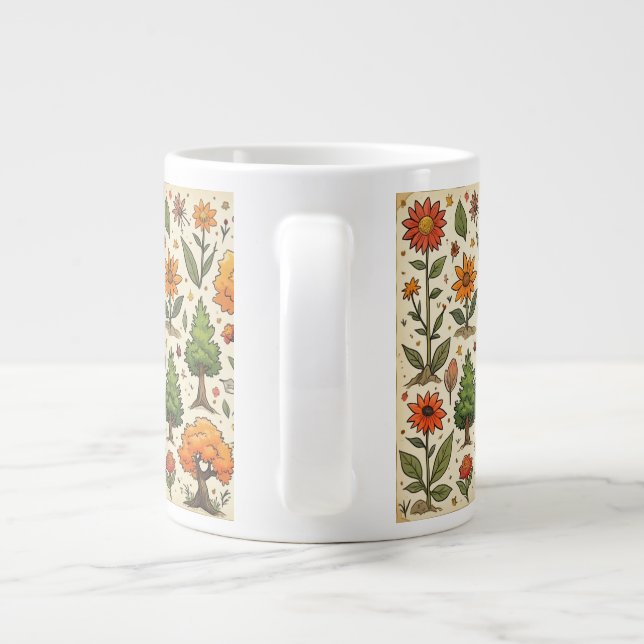 Caneca De Café Grande Story Forest Mug (Traseira)