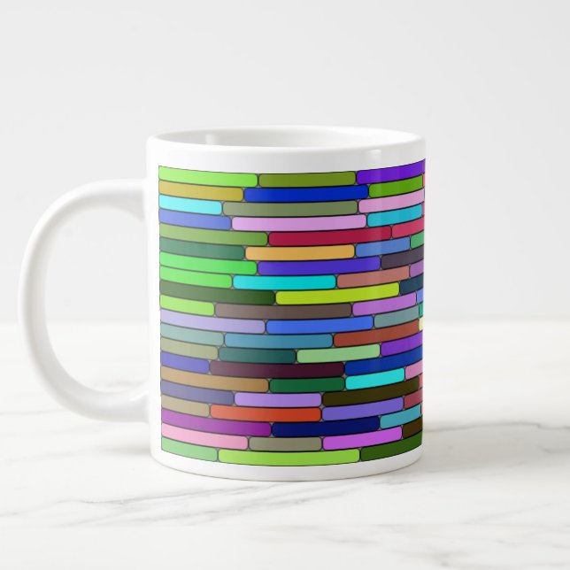 Caneca De Café Grande Stripes 20oz Mug (Esquerda)