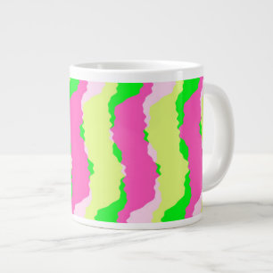 Caneca De Café Grande Stripes Funky 2011