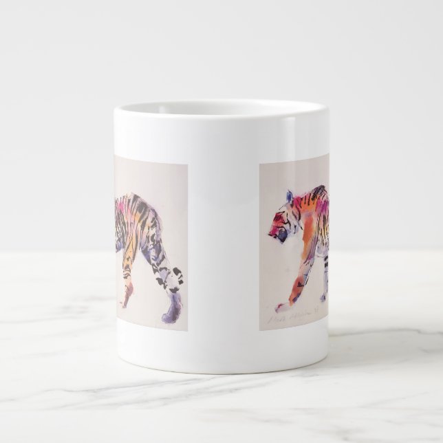 Caneca De Café Grande Stripey (Frente)
