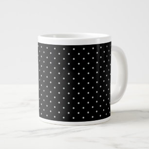Caneca De Café Grande Sua cor do Bolinhas em preto clique em Personaliza