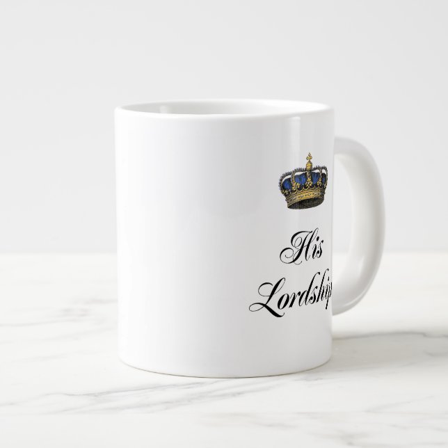 Caneca De Café Grande Sua Senhoria (Frente Esquerda)