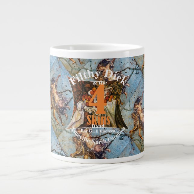 Caneca De Café Grande Sujo Pinto e 4 Pele Bar Grill Enoteca (Frente)