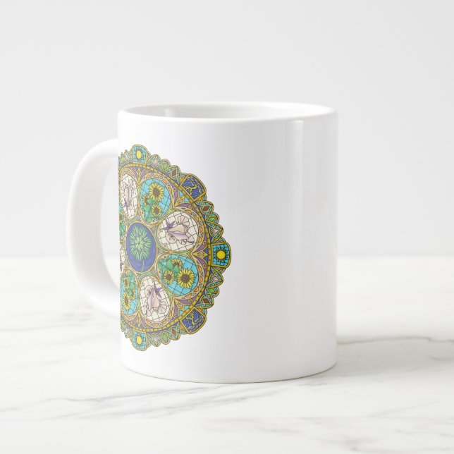Caneca De Café Grande Summer Nouveau Specialty Mug (Frente Esquerda)