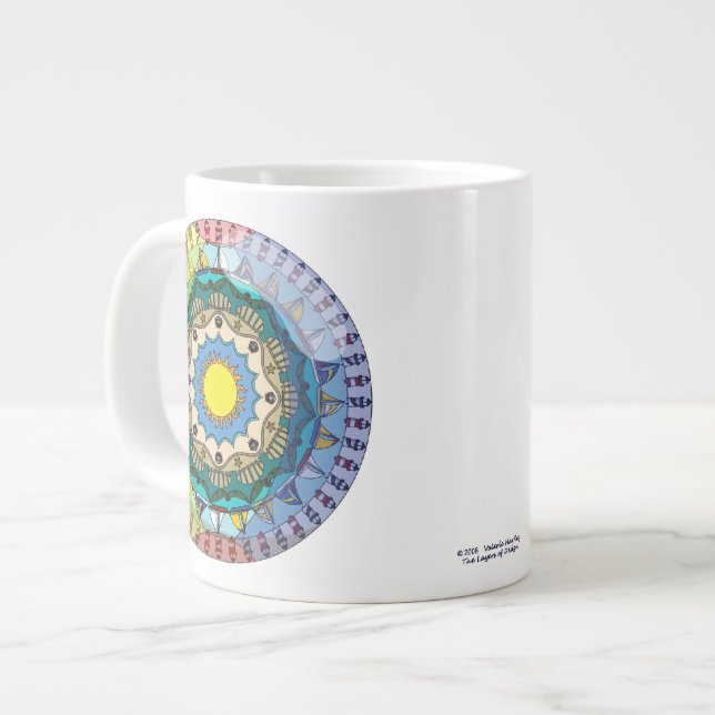 Caneca De Café Grande Summer Sunshine Specialty Mug (Frente Esquerda)