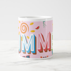 Caneca De Café Grande Summer Vibes