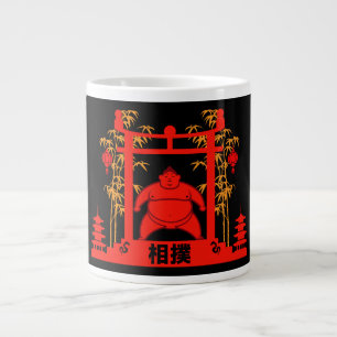 Caneca De Café Grande Sumo Wrestler