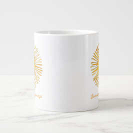Caneca De Café Grande Sun so bright