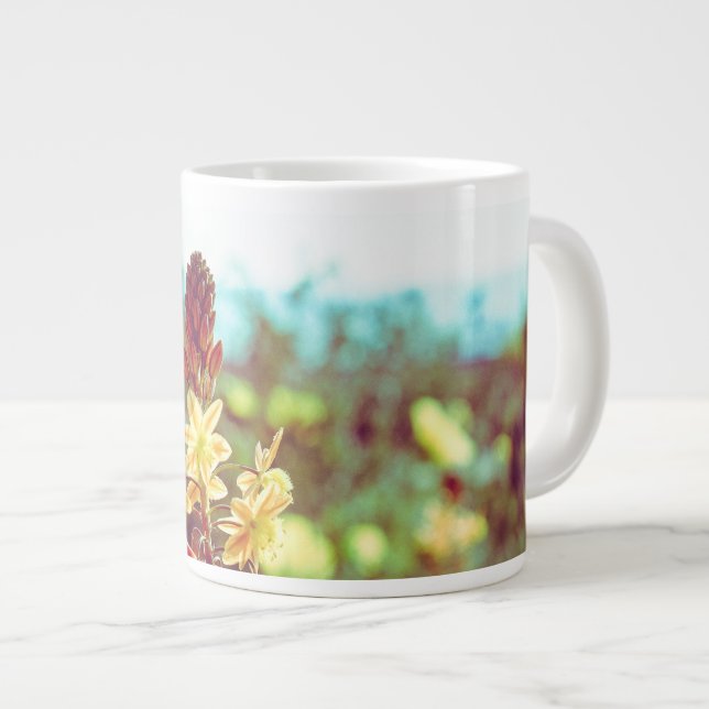 Caneca De Café Grande Sunny Field (Frente Esquerda)
