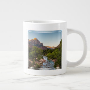 Caneca De Café Grande Sunrise sobre o vigia