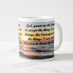 CANECA DE CAFÉ GRANDE SUNRISE SUNRISE MUG SPIRITUAL SERENITY ORAR
