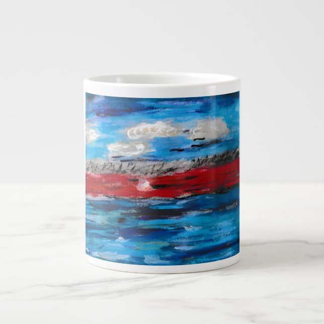 Caneca De Café Grande Sunset (Frente)