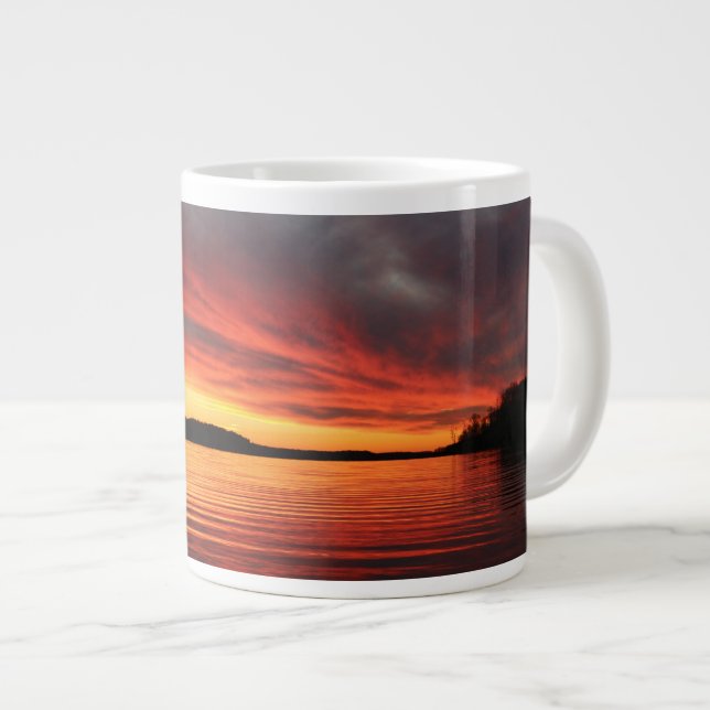 Caneca De Café Grande Sunset de Ouro (Frente Esquerda)