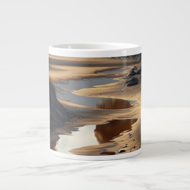 Caneca De Café Grande Sunset Shore (Frente)