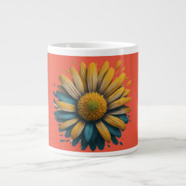 Caneca De Café Grande Sunshine Daisy