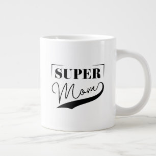 Caneca De Café Grande Super Mãe