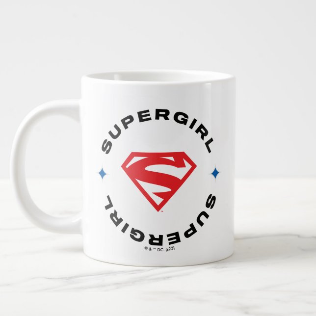 Caneca De Café Grande Supergirl Age de Heroes Circle S-Shield (Esquerda)