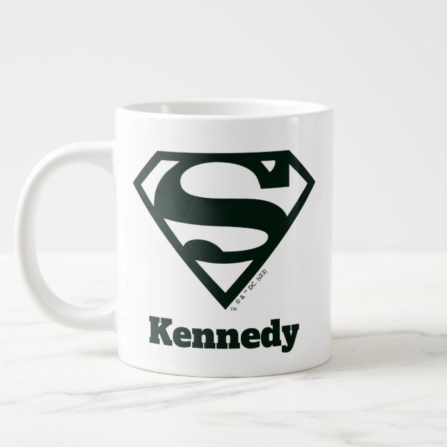 Caneca De Café Grande Supergirl Solid S-Shield (Esquerda)