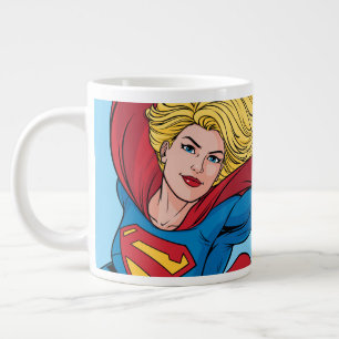 Caneca De Café Grande Supergirl Stance Adorável
