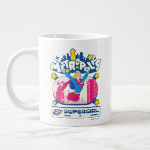 Caneca De Café Grande Supergirl Super Pop Mulher do Amanhã