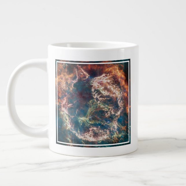 Caneca De Café Grande Supernova Remeteu Cassiopeia A. (Esquerda)