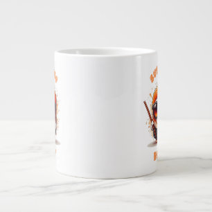 Caneca De Café Grande Sushi Me Rollin" - Caráter Funny Kawaii Sushi