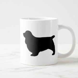 Caneca De Café Grande Sussex Spaniel Dog Breu Silhouettes