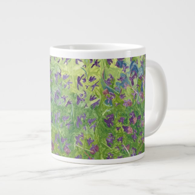 Caneca De Café Grande Sweet Violets 2012 (Frente Esquerda)