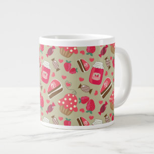 Caneca De Café Grande Sweets Retro