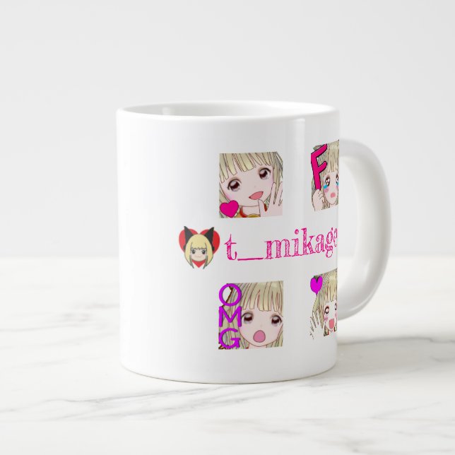 Caneca De Café Grande t_mikage big mug[W]/ミカゲビッグマグ[W] (Frente Esquerda)