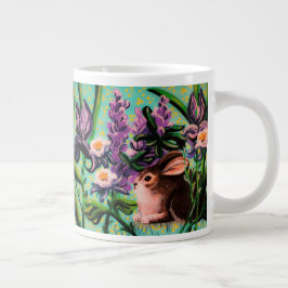 Caneca De Café Grande Taça Bunny e Iris