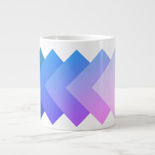 Caneca De Café Grande Taça de Desvio de Cores