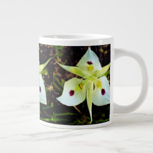 Caneca De Café Grande Taça de Flor de Madeira Florestal