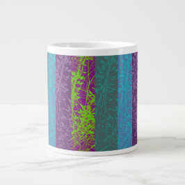 Caneca De Café Grande Taça de Trigo Roxo