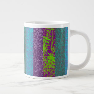 Caneca De Café Grande Taça de Trigo Roxo