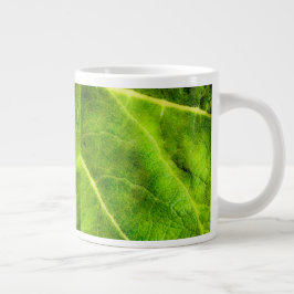 Caneca De Café Grande Taça Mullien Leaf