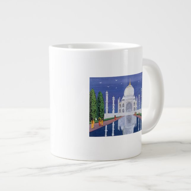 Caneca De Café Grande Taj Mahal 1995 (Frente Esquerda)