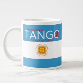 Caneca De Café Grande Tango, como em Vida - A Tango Haiku (Cabeceo)