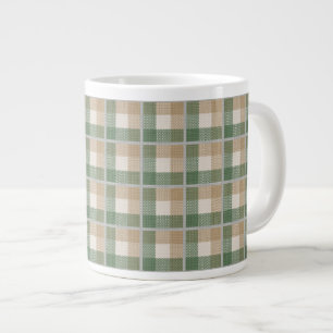 Caneca De Café Grande Tartan