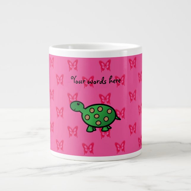 Caneca De Café Grande Tartaruga para bebês (Frente)