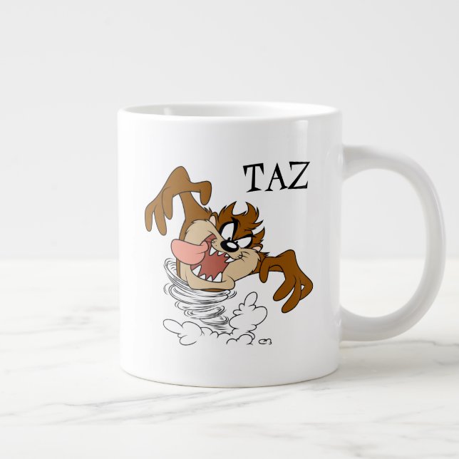 Caneca De Café Grande TAZ™ Whirling Tornado (Direita)