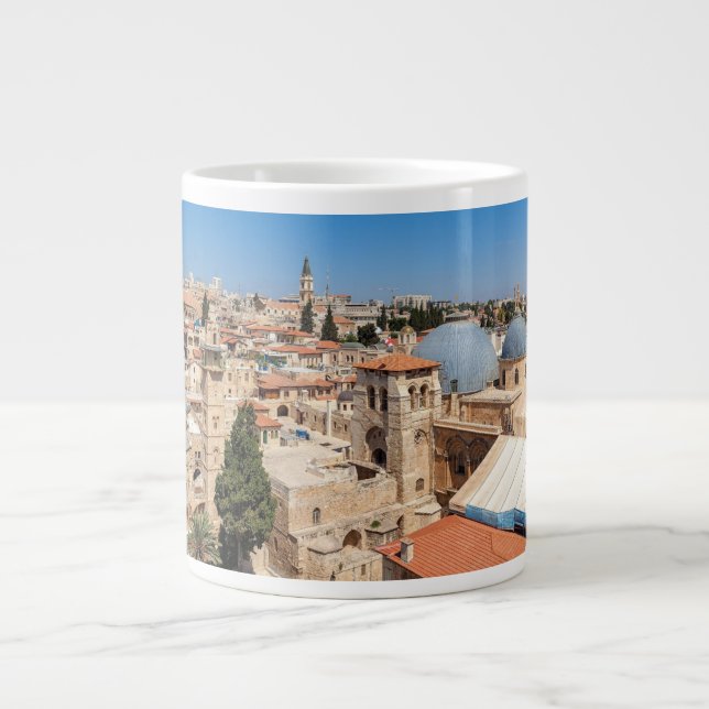 Caneca De Café Grande Taza jerusalen (Frente)