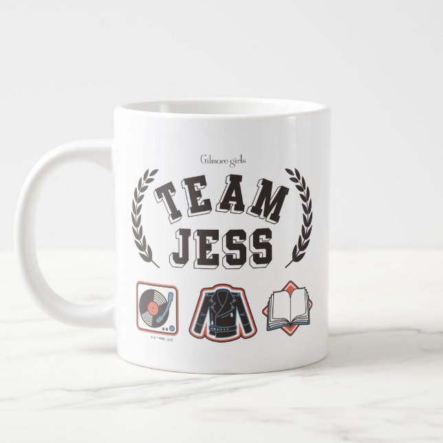 Caneca De Café Grande Team Jess Gilmore Girls Design (Esquerda)