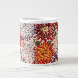 Caneca De Café Grande Tecido Philip Jacobs Cactus Dahlia Mug