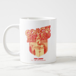Caneca De Café Grande Ted Lasso | Crachá de Barba de Treinador