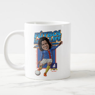 Caneca De Café Grande Ted Lasso   Dani Rojas Bobblehad