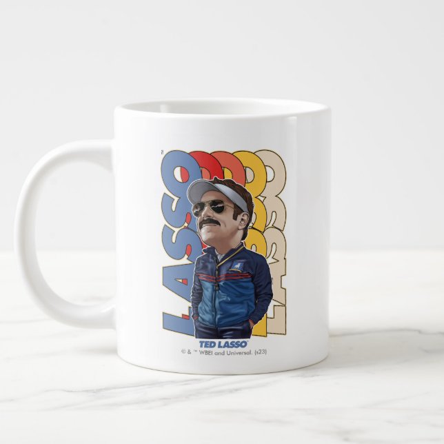 Caneca De Café Grande Ted Lasso | Lasso Bobblehead (Esquerda)