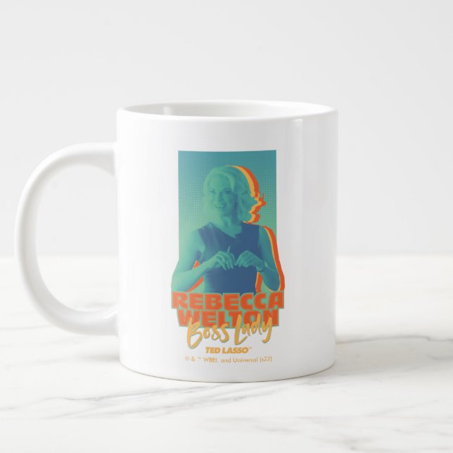 Caneca De Café Grande Ted Lasso | Rebecca Welton Boss Lady Graphic (Esquerda)
