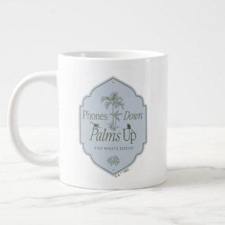 Caneca De Café Grande Telefones Para Baixo, Palmas Para Cima - O Lotus B