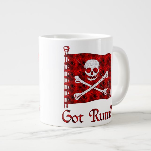 Caneca De Café Grande Tem Rum? (Frente Esquerda)